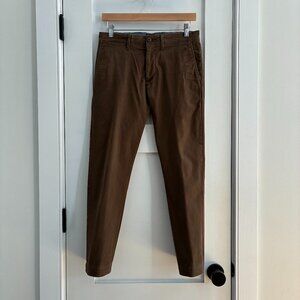 J. Crew 484 Slim Chino Pants 28x27.5 Brown
